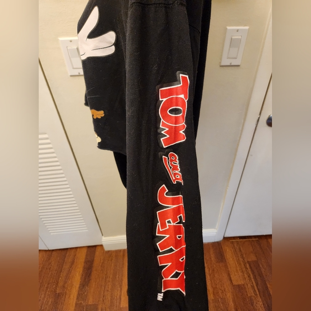 Tom and Jerry Black Graphic Sweatshirt - Picture 3 of 11